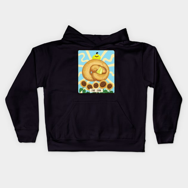 Dessert Tarot card-The Sun Kids Hoodie by BBvineart